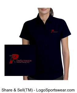 Port Authority Ladies Short Sleeve Easy Care Shirt Design Zoom